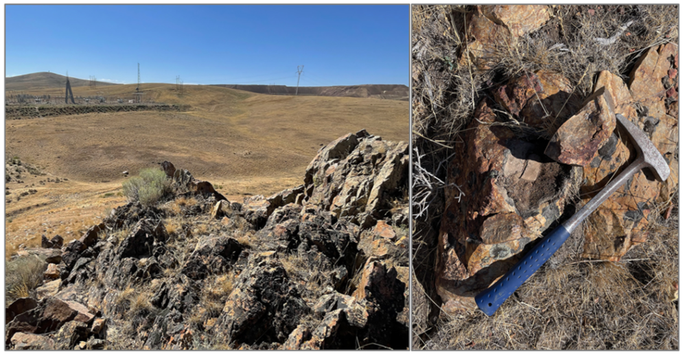 Coyote claims map, northern Carlin Trend